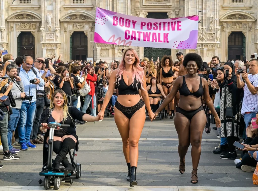 Body positive catwalk